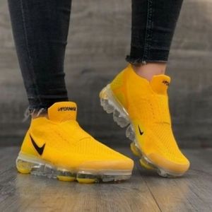 Nike Air max yellow black 2020 moc women laceless